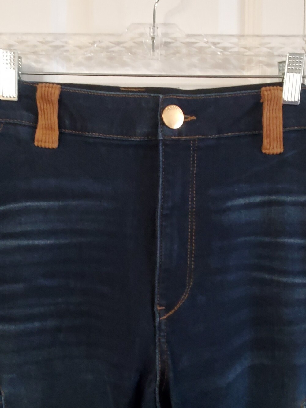 DEMOCRACY AB SOLOUTIONS SKYRISE CORDUROY CONTRAST WIDE LEGS SZ 16. - Picture 4 of 10
